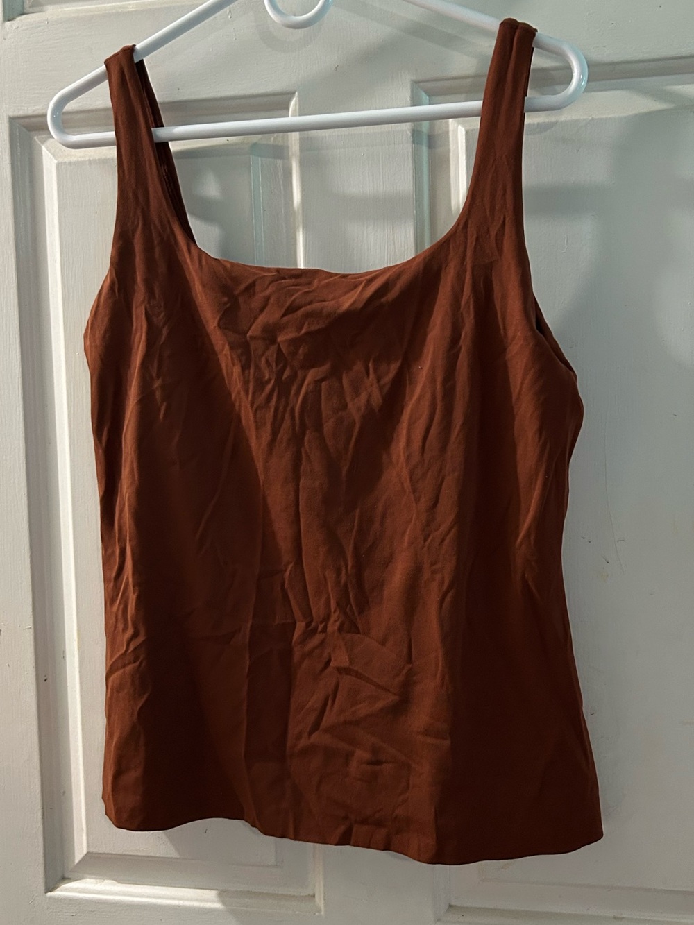 Nike Square-Neck Tank Top - Rust - Picture 1 of 2